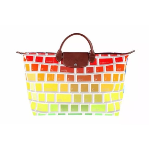 LONGCHAMP X JEREMY SCOTT Le Pliage Keyboard Bag - Picture 3 of 8